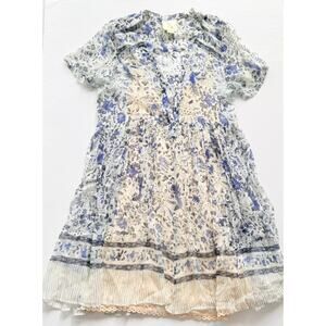 Anthropologie Maeve Morning Glory Dress Size 2 XS Babydoll Floral Loose Fit